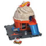 MATTEL - Hot Wheels Ice Cream Shop Toy Race Car & Track Sets