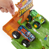 MATTEL - Hot Wheels Monster Trucks Wreckin' Raceway Race Car & Track Sets