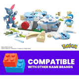 MATTEL - Mega Pokemon Piplup and Sneasel's Snow Day with Motion Construction Set Toys