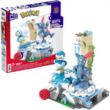 MATTEL - Mega Pokemon Piplup and Sneasel's Snow Day with Motion Construction Set Toys