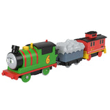 MATTEL - Thomas & Friends Percy & Brake Car Bruno Motorized Battery-Powered Toy Train Toy Trains & Train Sets