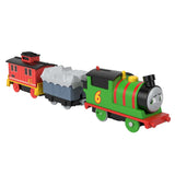 MATTEL - Thomas & Friends Percy & Brake Car Bruno Motorized Battery-Powered Toy Train Toy Trains & Train Sets