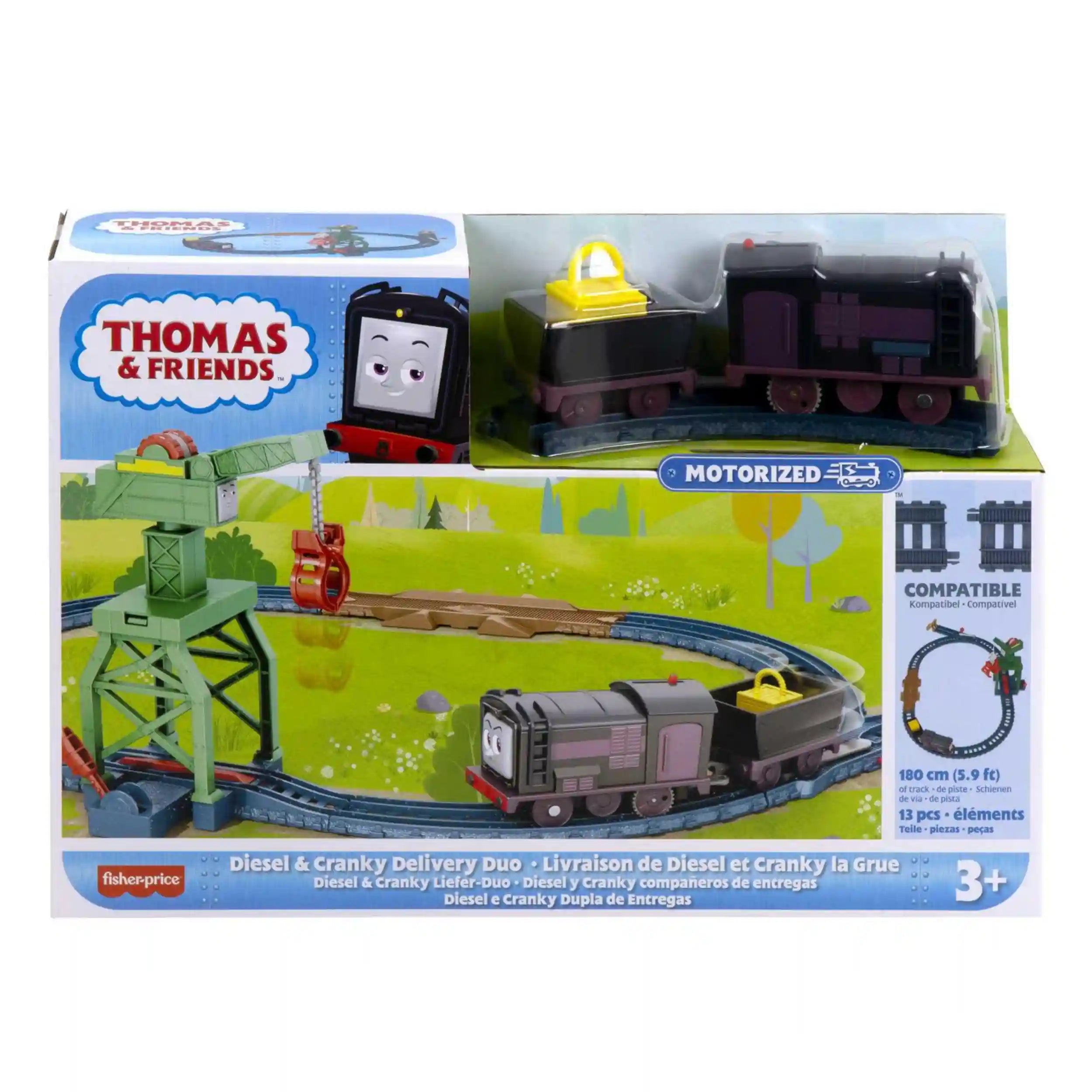 APPYTOYS MATTEL Thomas Friends Playset Diesel Cranky
