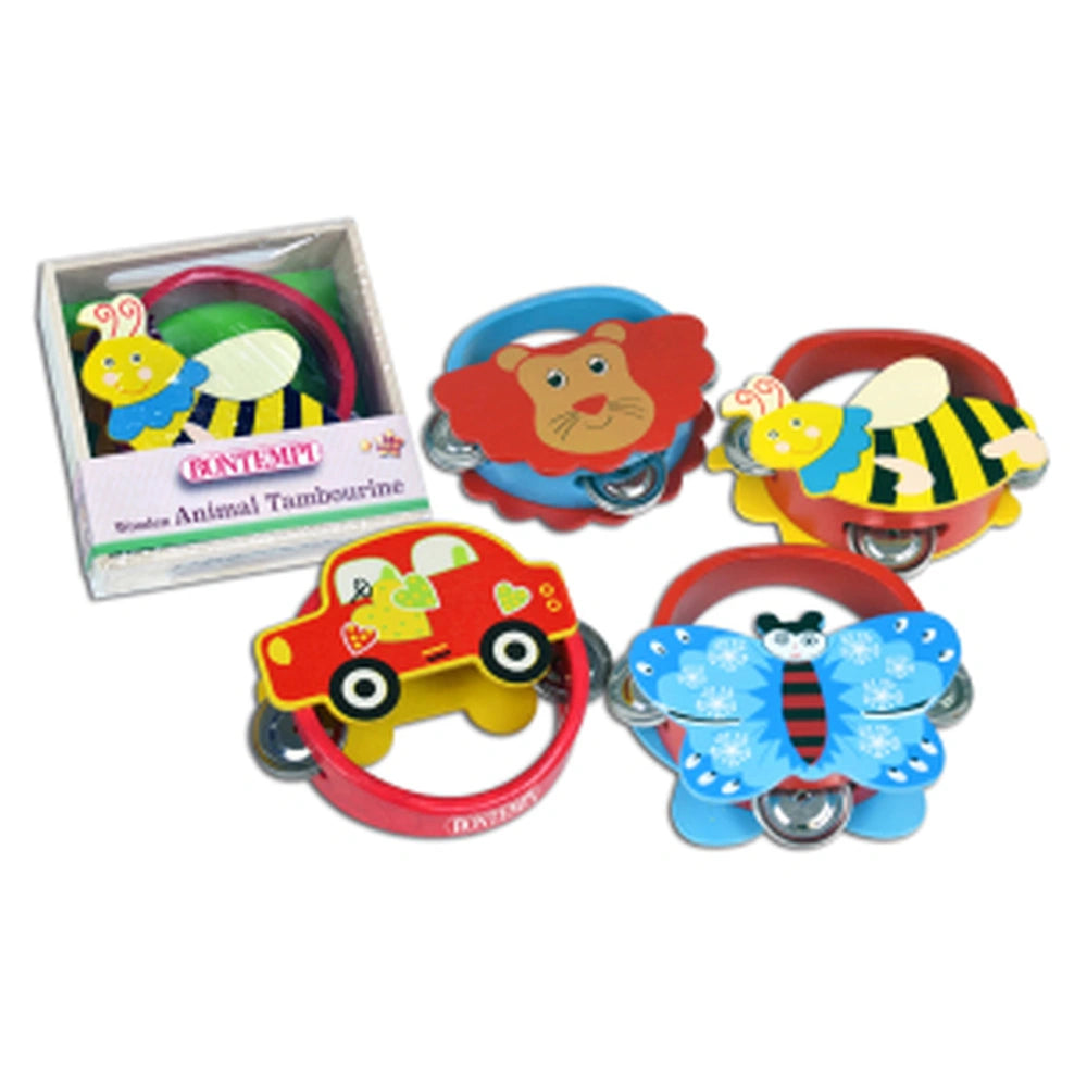 Bontempi Mouthpiano Play Green packaging features glossy plastic and matte cardboard with colorful toy animals and musical in