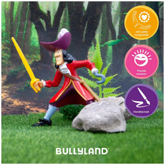 Bullyland - Disney - Capitan Hook Toy Figure 10 cm - Peter Pan Adventures - Action & Toy Figures