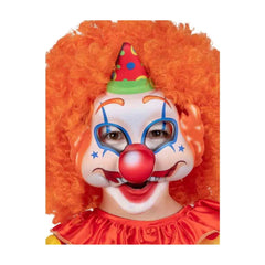 Carnival Toys - Bunte Clownstoffmaske für lustige Verkleidungen und fantasievolles Spielen - Rollenspiele und Berufsspiele