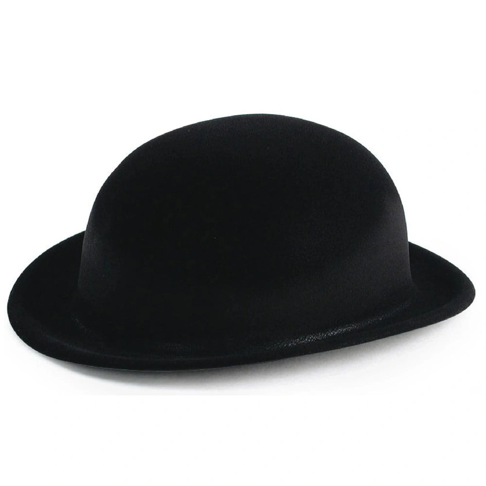 Carnival Toys - Flocked Bowler Hat For Kids Perfect For Dress Up And Imaginative Play - Pretend Professions And Role Playing