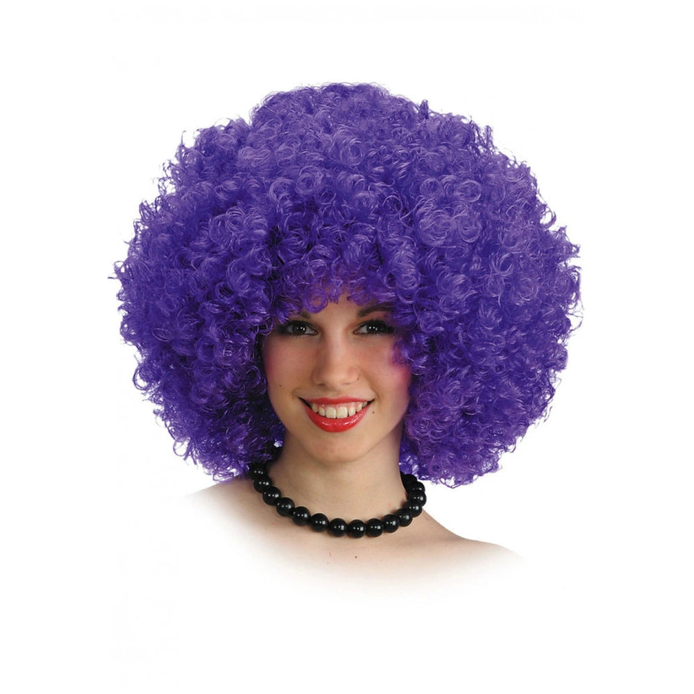 Carnival Toys - Fun Purple Curly Wig For Creative Dress Up Play - Pretend Professions And Role Playing