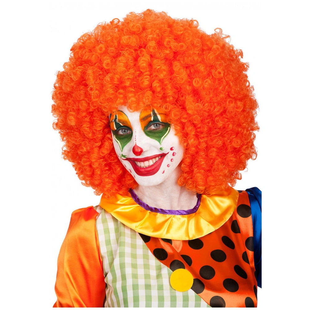 Carnival Toys - Vibrant Curly Orange Wig For Fun Dress Up And Imaginative Play - Pretend Professions And Role Playing