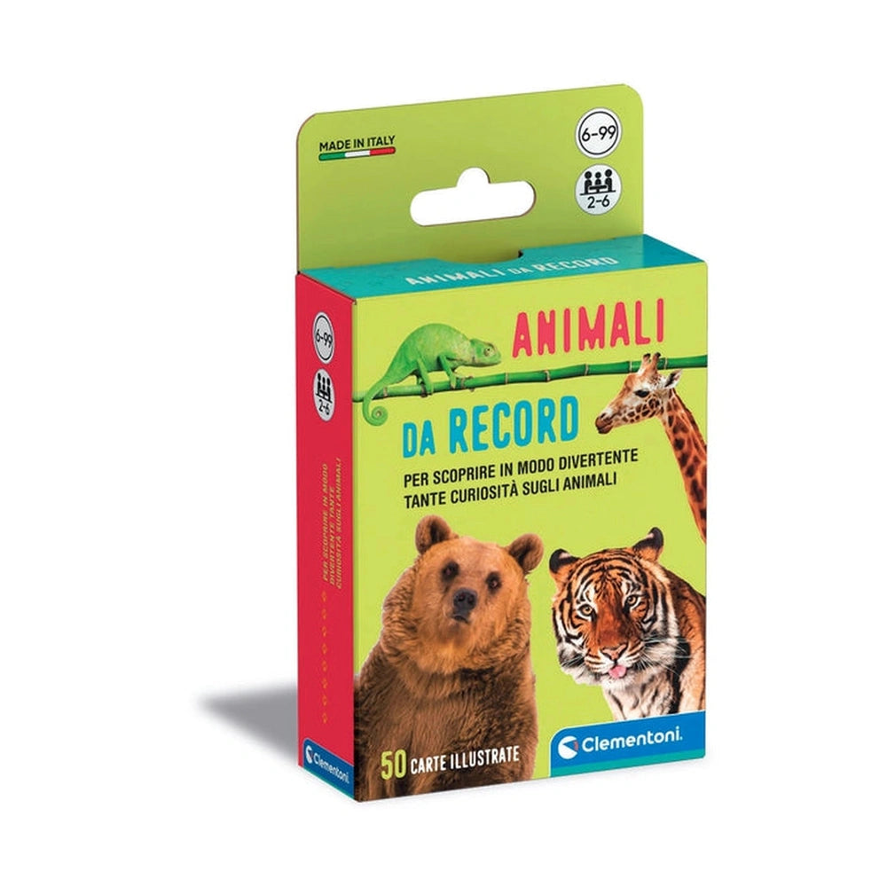 Clementoni - Animali Da Record Card Games - Italian Edition