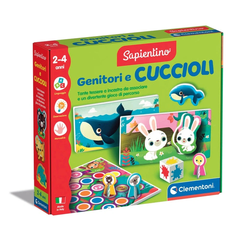 Clementoni - Genitori E Cuccioli Educational Toys - Italian Edition