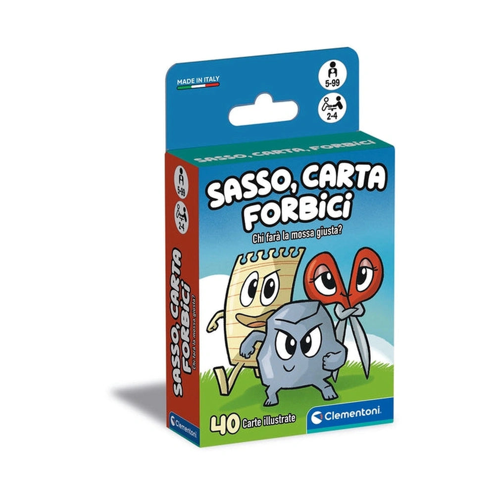 Clementoni - Sasso-Carta-Forbici - Kartenspiele