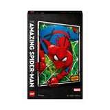 LEGO 31209 ART The Amazing Spider-Man 3D Wall Art Set, Buildable Canvas Poster, Super Hero Home Decoration, Creative Activity, Comic Gift for Teens and Adults