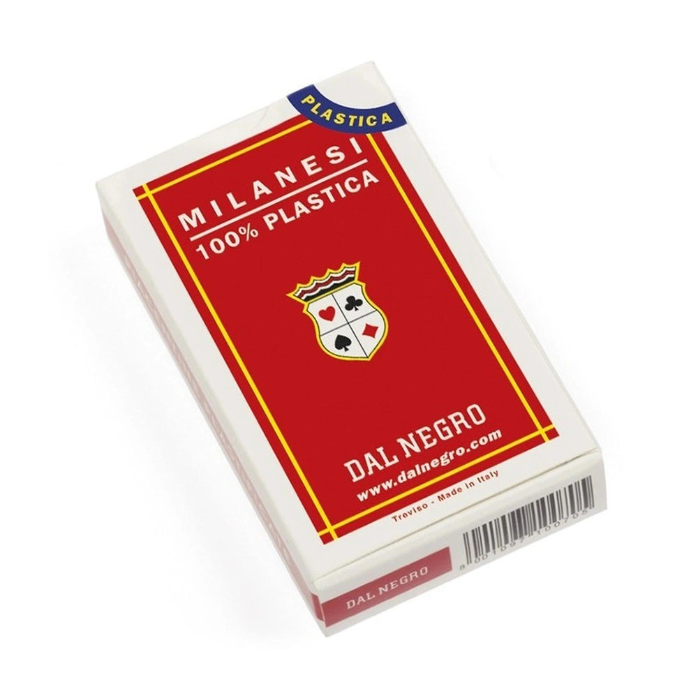 Dal Negro Milanesi Pro Cards N.41 in a red cardboard box featuring white text, yellow accents, and an Italian logo.