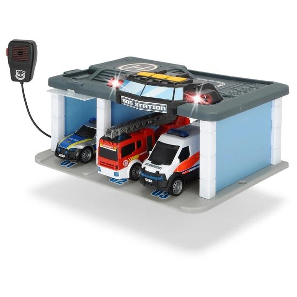 Dickie - Rescue Center Toy Playsets With Lights And Sounds