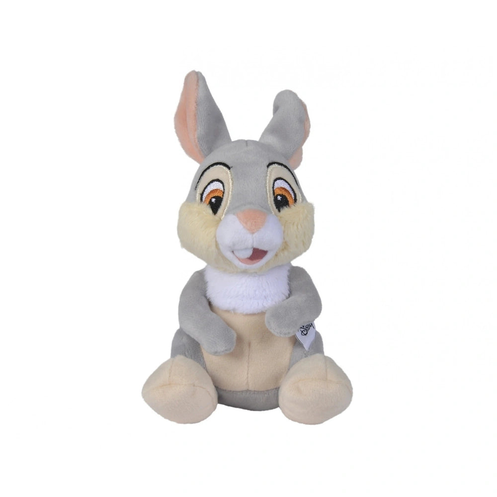Disney Classic Plush Character is a soft stuffed animal with beige and gray colors, featuring a smiling expression and orange