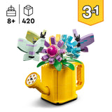 Copy of LEGO Creator 3in1 Flowers in Watering Can Toy to Welly Boot to 2 Birds on a Perch, Animals Set for Girls, Boys & Kids, with 3 Butterfly Toys, Makes a Great Desk Accessory, Nature Gift 31149