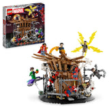 LEGO 76261 Marvel Spider-Man Final Battle Set, Recreate Spider-Man: No Way Home Scene with 3 Peter Parkers, Green Goblin, Electro, Sandman, Ned, Doctor Strange and MJ Minifigures, Collectible Model