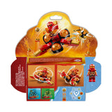 LEGO 71777 NINJAGO Kai's Dragon Power Spinjitzu Flip Toy, Collectible Set for Kids Aged 6 plus to Perform Tricks, with Kai Minifigure, Small Gift Idea for Ninja Fans