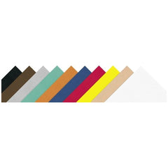 Folia Basic Foam Rubber Kit with 10 colorful sheets in brown, blue, green, orange, red, yellow, and white arranged centrally.