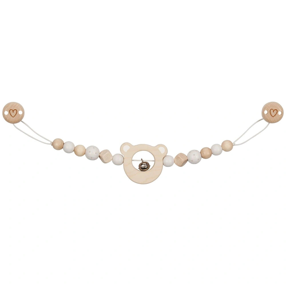 Gollness - Stroller Chain Bear Head With Clips - Baby Toys & Activity Equipment