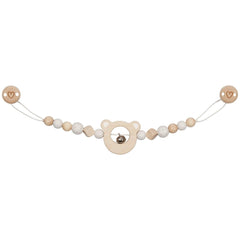 Gollness - Stroller Chain Bear Head With Clips - Baby Toys & Activity Equipment