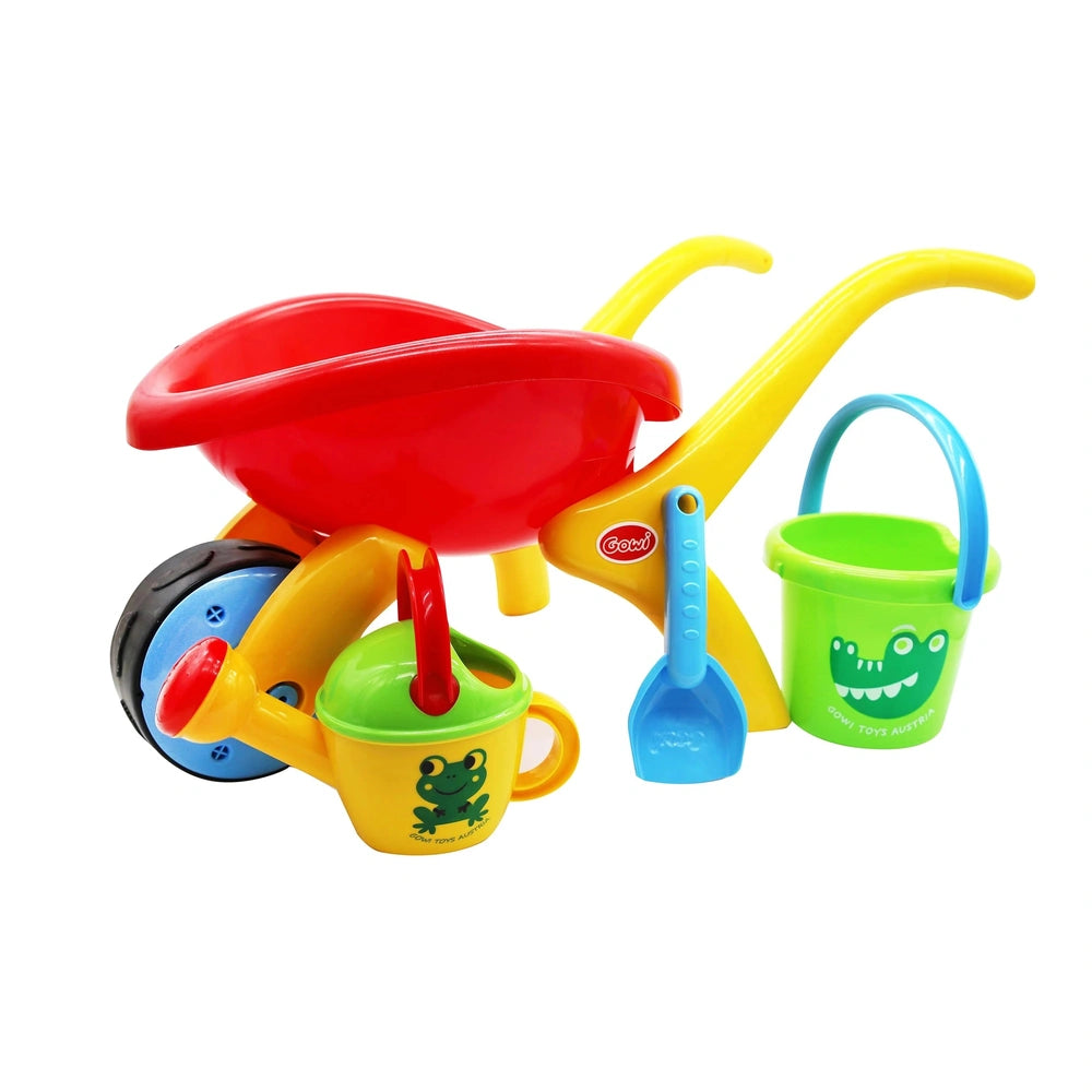 Gowi - Design-Schubkarre Set Classic - 4 Teile - Spielgeräte für den Außenbereich