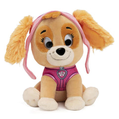 GUND PAW Patrol plush toy features a smiling brown animal in a pink outfit with large expressive eyes and furry ears.
