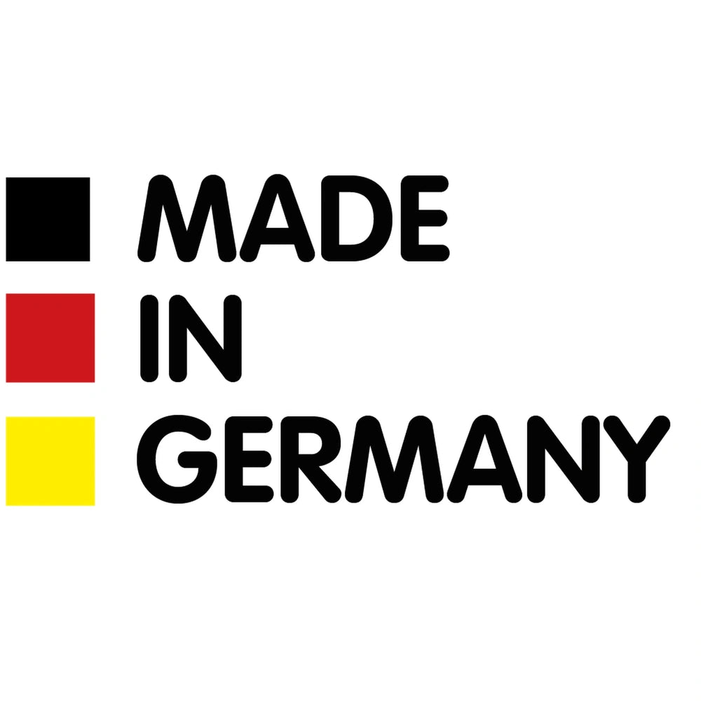 Heless potty with accessories for dolls featuring a black "MADE IN GERMANY" logo on a white background.