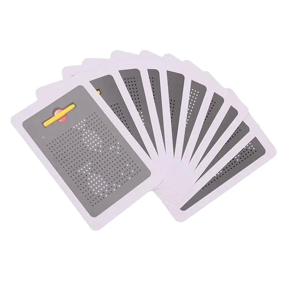 Johntoy Magnetic Drawing Board Playset features a circular gray design with multiple darker gray blades and a lighter gray ce