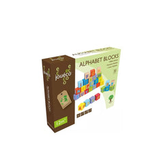Johntoy - Wooden Alphabet Blocks 30 Pieces - Baby Activity Toys