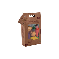 Johntoy - Wooden Cutting Vegetables - Pretend Professions & Role Playing
