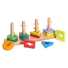 Johntoy - Wooden Maze Puzzle - Baby Activity Toys