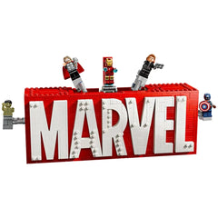 Lego - Marvel Super Heroes - MARVEL Logo - Construction Set Toys