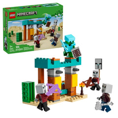 Lego - Minecraft - The Illager Desert Patrol - Construction Set Toys