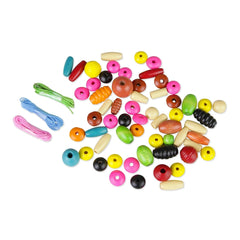 Lena - Wooden beads in heart-shaped box - Arts & Crafts - Assorted