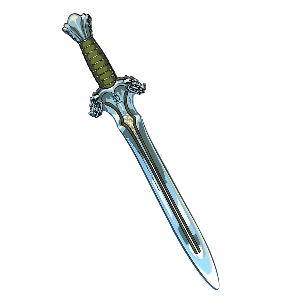 Liontouch Dragon Sword features a single blade, handle, and guard, designed for fantasy role-playing adventures.