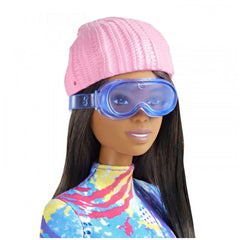 Mattel - Barbie Winter Sports Doll on Sleigh - Dolls Playsets Toy Figures