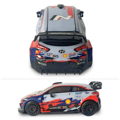 Mondo - Hyundai I20 WRC Radio-Controlled 2.4 GHz 1:28 Full Function with Lexan Body - Play Vehicles
