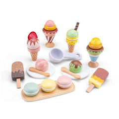New Classic Toys - Ice Cream Set (25Pcs) - Pretend Professions & Role Playing