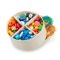 New Classic Toys - Lacing Beads - 640 Pieces And 8 Cords - Arts & Crafts
