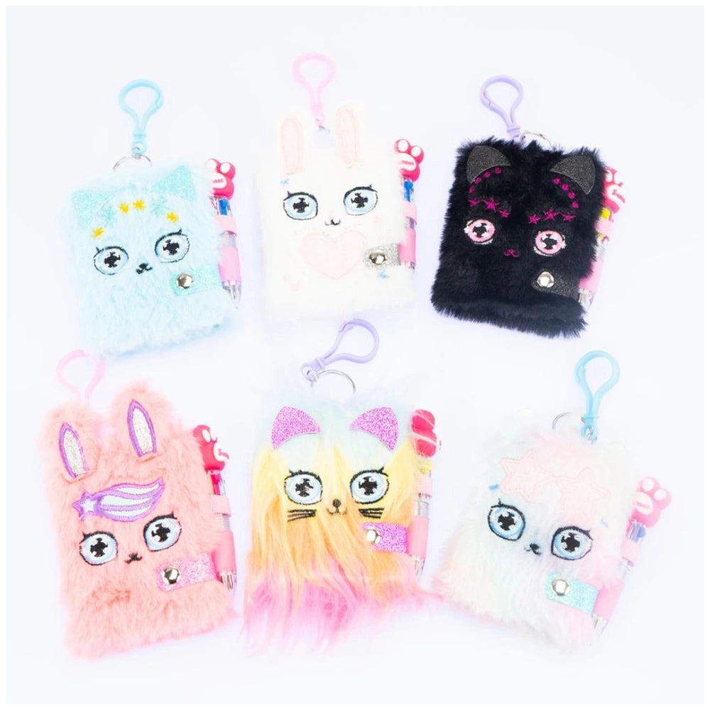 Nice - Girabrilla Schlüsselanhänger Mini-Notizbuch - Gepäck & Taschen