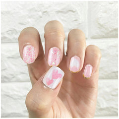 Nice - Pinkit Press-On Nagels Make-up Set - Make-up