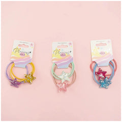 Nice - Star Pony 2 Pcs Hair Bands Set - Personal Care