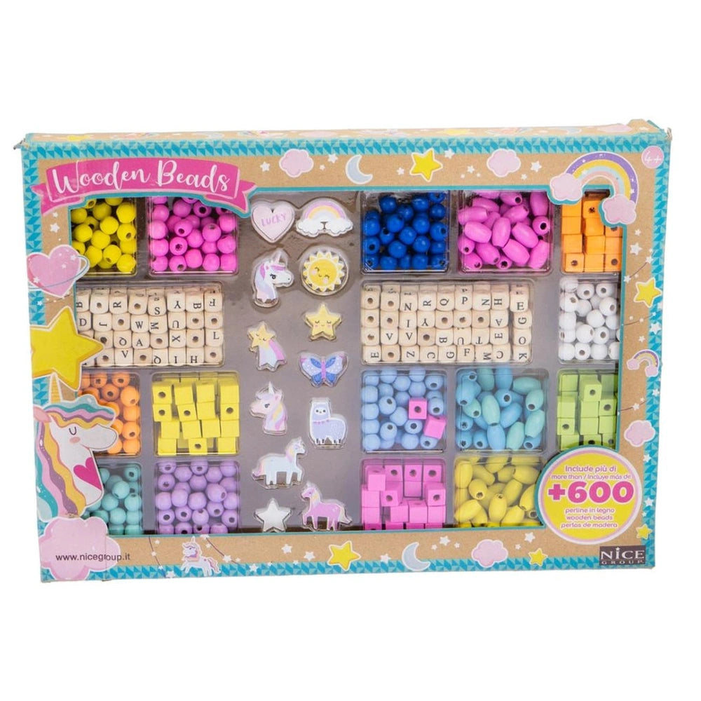 Nice - Wooden Beads Big Box Set - Arts & Crafts