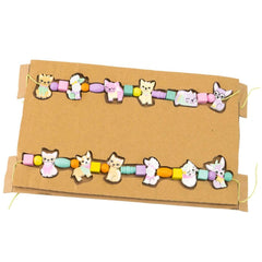 Nice - Wooden Beads Puppies Set - Arts & Crafts