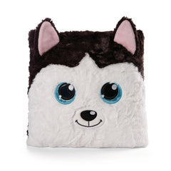 NICI - Glubschis-Coussin-Husky-Barkley-Peluches