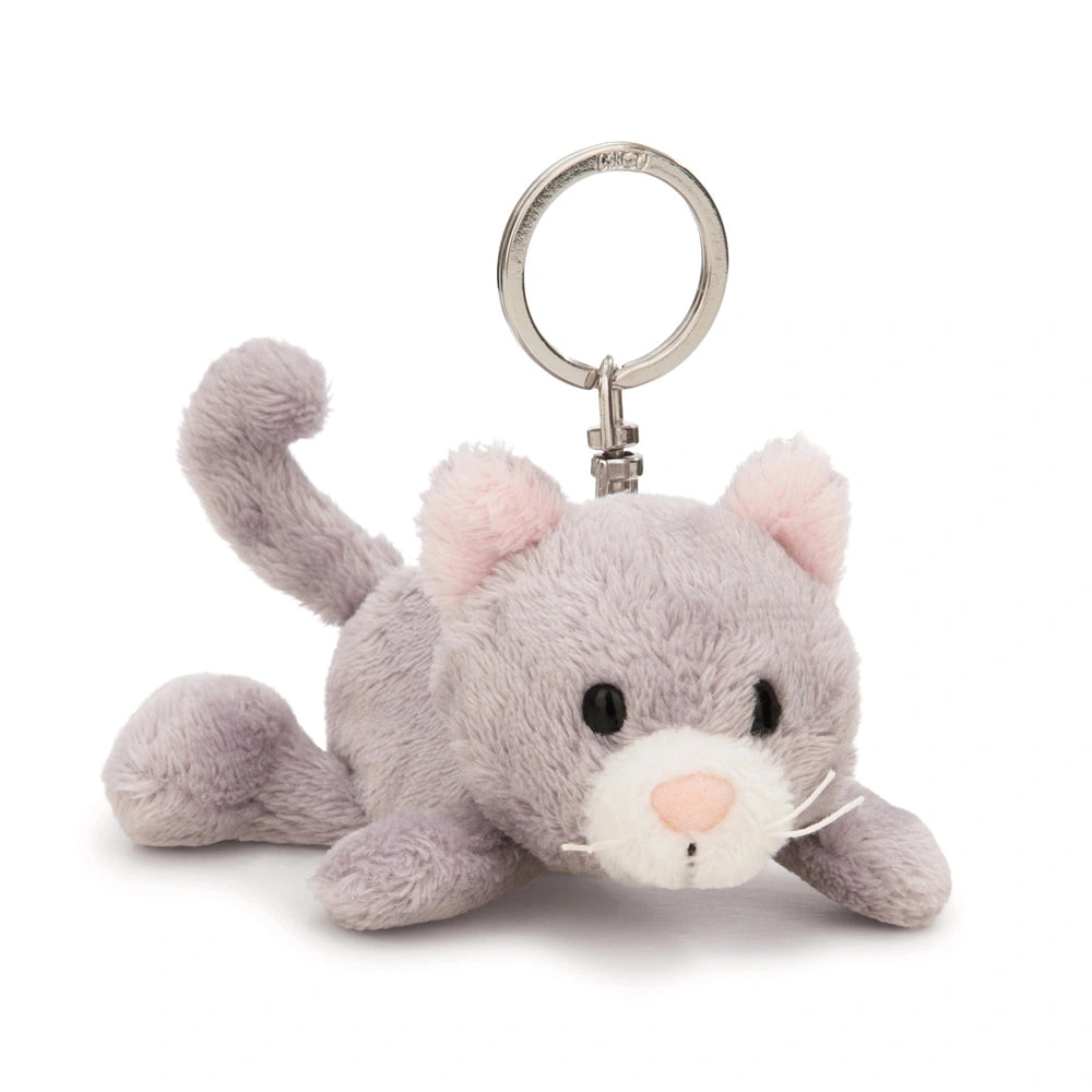 NICI - Homies - Porte-clés - Chat allongé - Gris - Figurines d'action