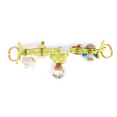 NICI - My First NICI Pram Rattle Chain Rabbit Owl - Baby Activity Toys