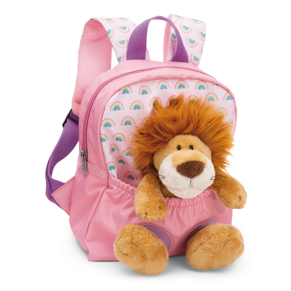 NICI - Travel-Friends-Backpack-With-Soft-Toy-Lion-Collectibles